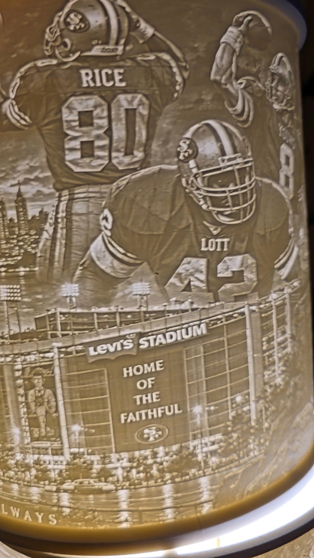 San Francisco 49ers Top Mount lampshade