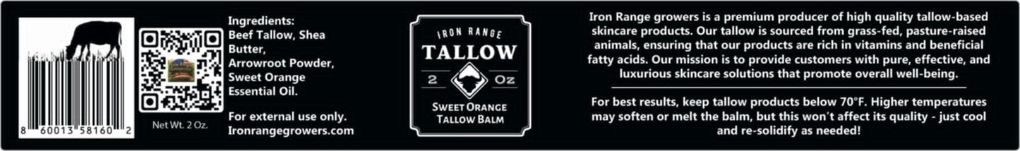 Iron Range Tallow Body Balm Moisturizer
