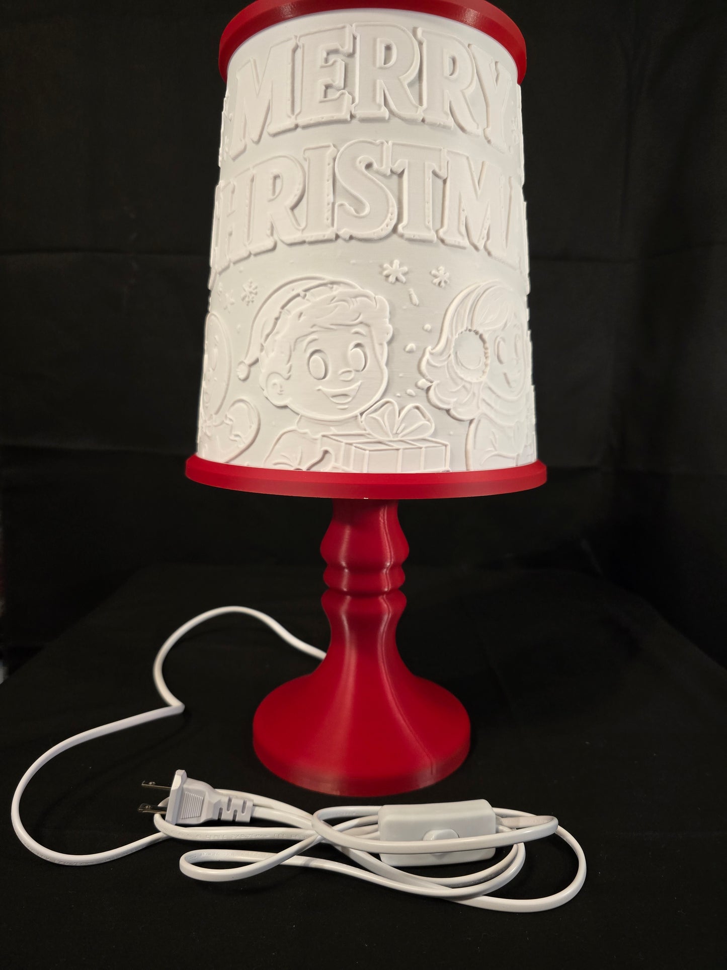 Mrs Claus and Friends table lamp