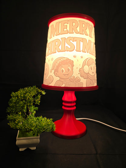 Mrs Claus and Friends table lamp