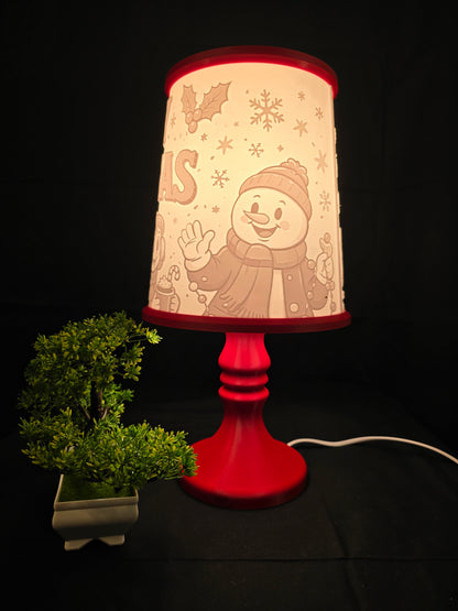 Mrs Claus and Friends table lamp