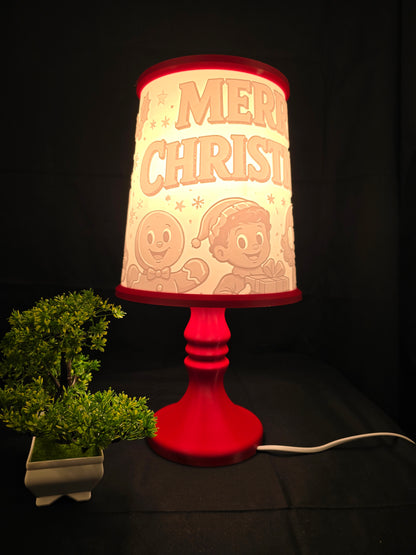 Mrs Claus and Friends table lamp