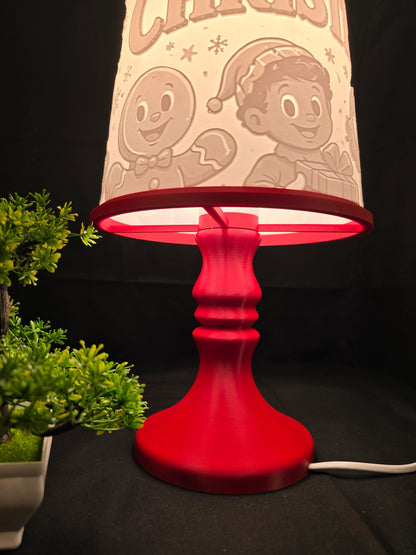 Mrs Claus and Friends table lamp