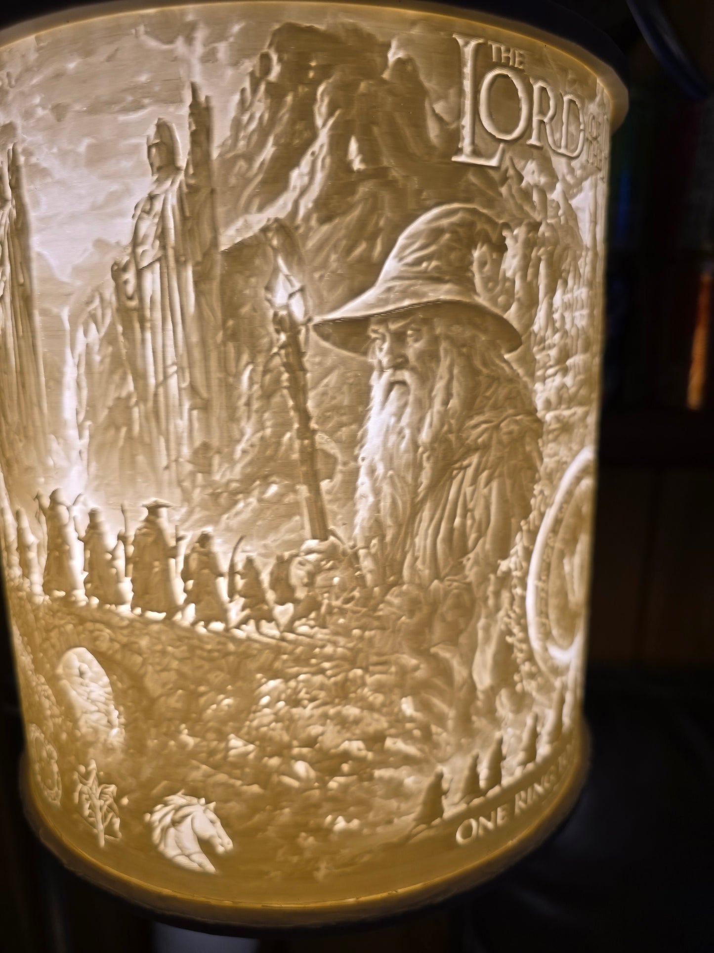 Lord of the Rings Lamp Shade