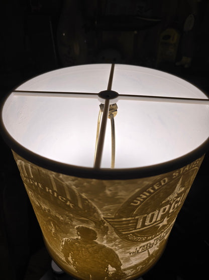 Top Gun Inspired Navy Lamp Shade