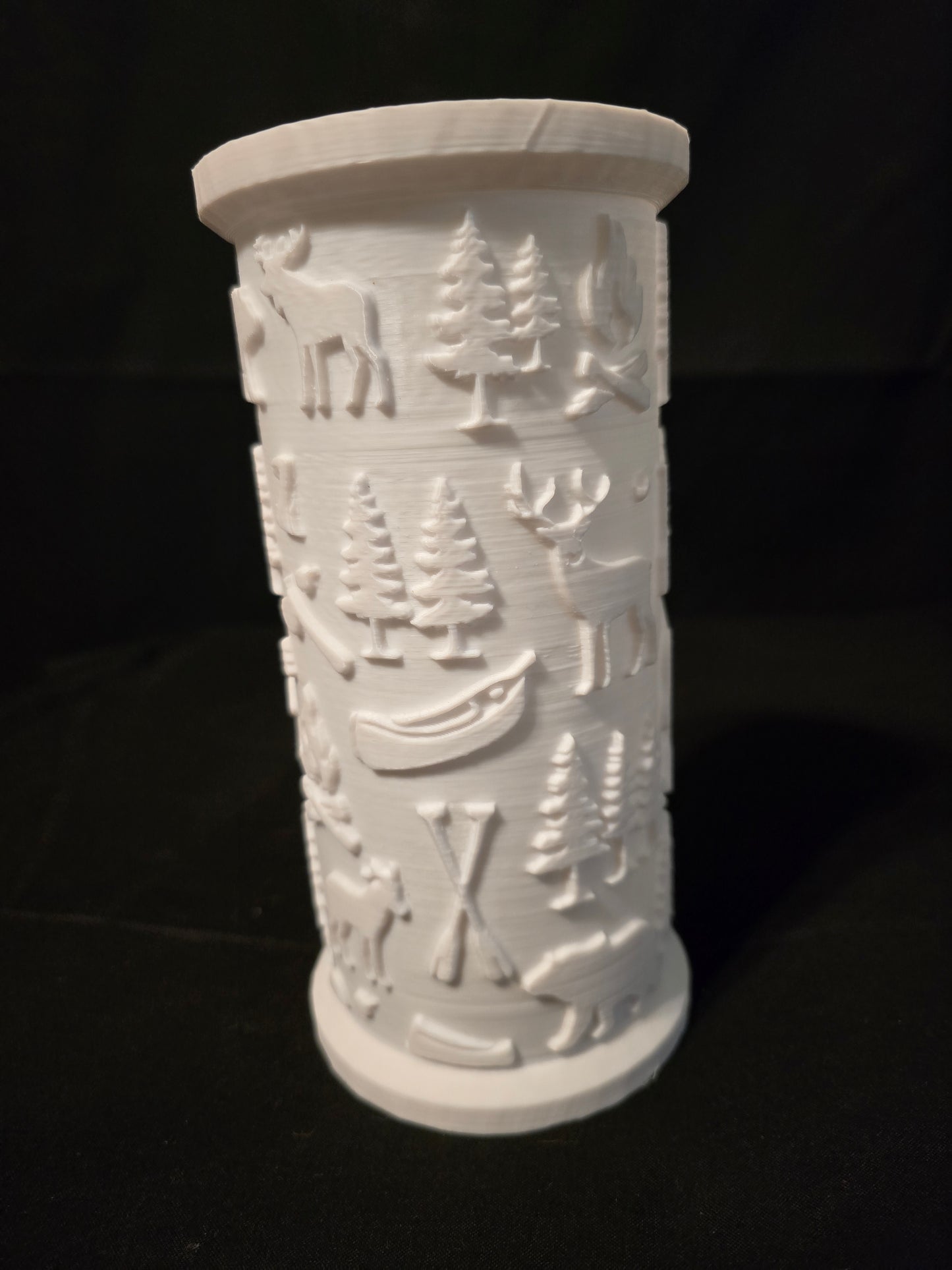 Rustic Woodland LED Lantern Version 1 with LED Light Puck included