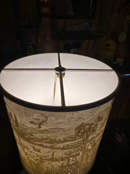 Highland cows and Friends design top mount lamp shade