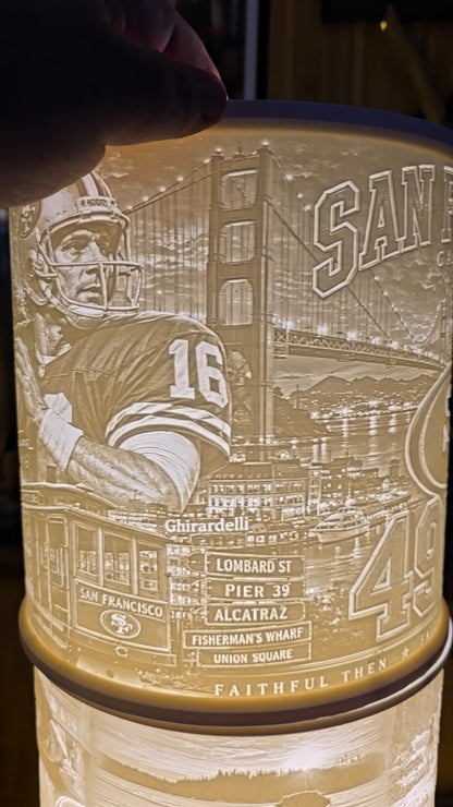 San Francisco 49ers Top Mount lampshade