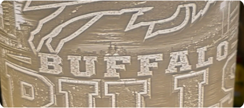 Buffalo Bills custom lamp shade