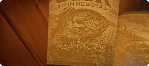Custom Minnesota lamp shade