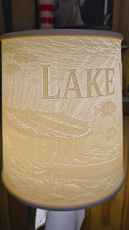 Lake Vermilion Cook MN design Top Mount lampshade