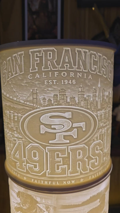 San Francisco 49ers Top Mount lampshade