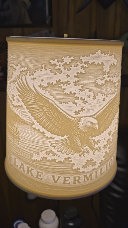 Lake Vermilion vintage eagle design top mount