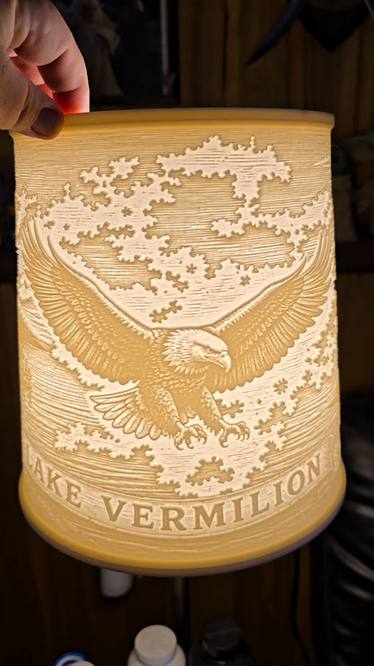 Lake Vermilion vintage eagle design top mount