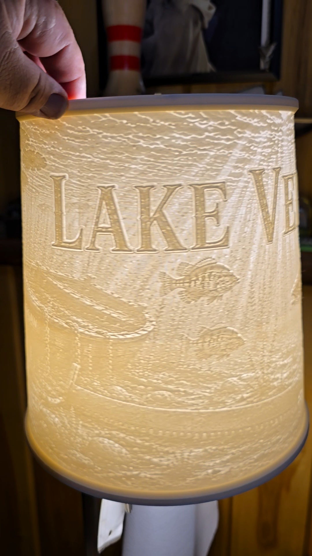 Lake Vermilion Cook MN design Top Mount lampshade