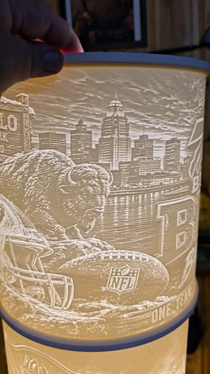 Buffalo Bills mafia ultimate fan top mount lampshade