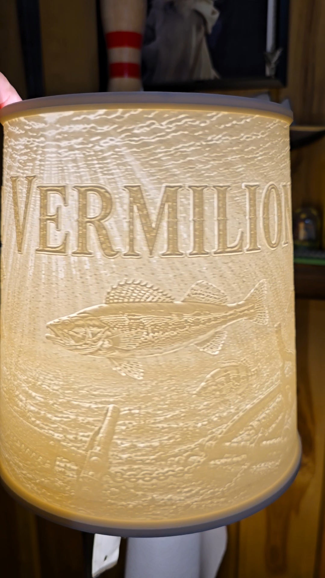 Lake Vermilion Cook MN design Top Mount lampshade