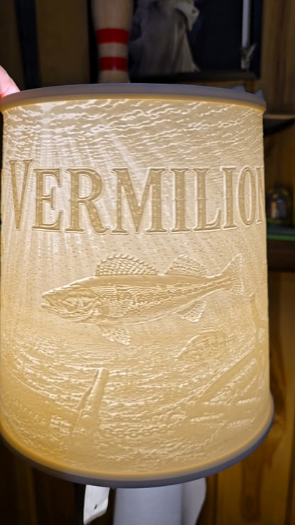 Lake Vermilion Cook MN design Top Mount lampshade